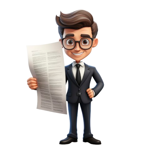 AI-powered contract management illustration
